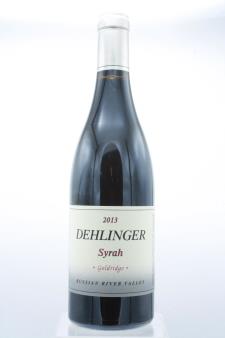 Dehlinger Syrah Goldridge Vineyard 2013