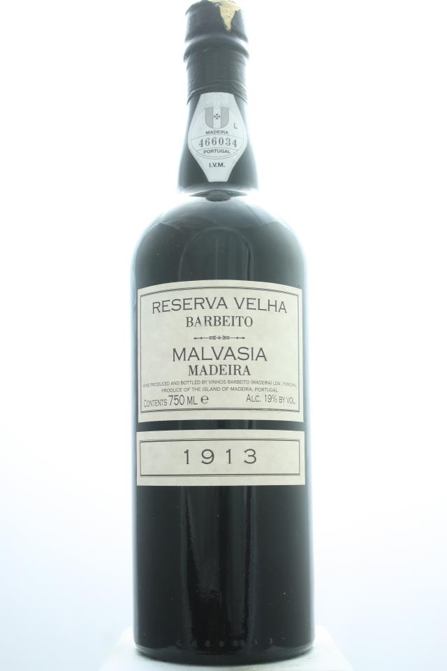 Barbeito Malvasia Reserva Velha 1913