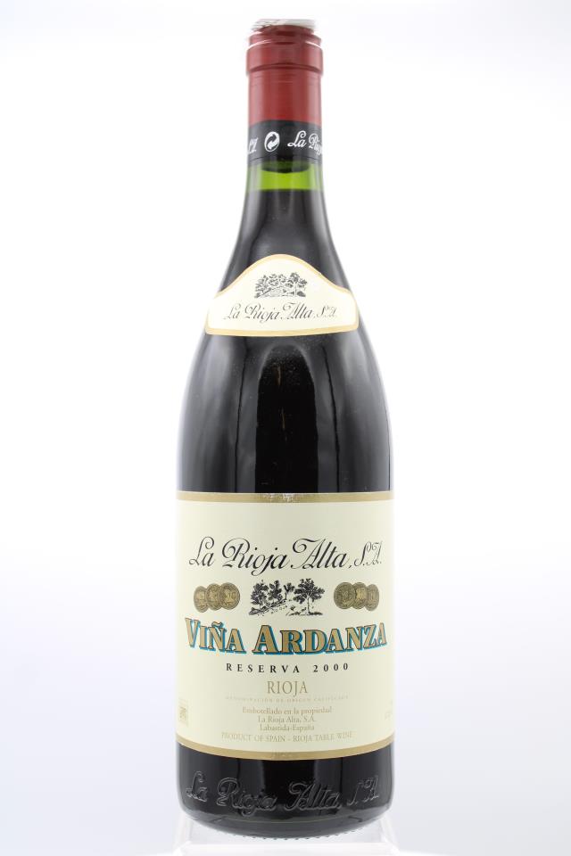 La Rioja Alta Vina Ardanza Reserva 2000