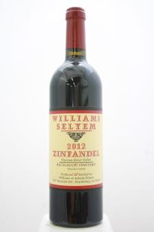 Williams Selyem Zinfandel Bacigalupi Vineyard 2012
