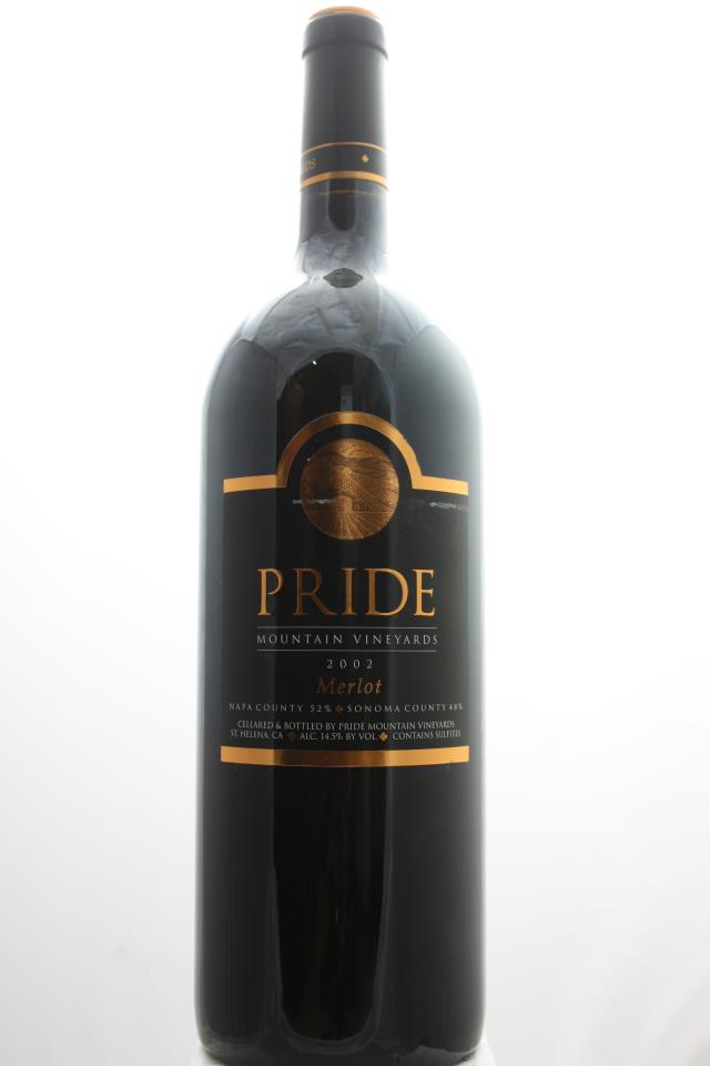 Pride Mountain Merlot Napa County / Sonoma County 2002