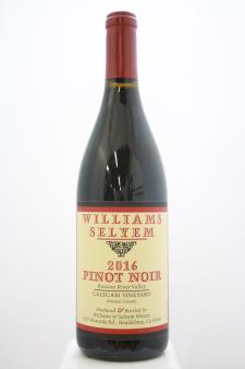 Williams Selyem Pinot Noir Calegari Vineyard 2016