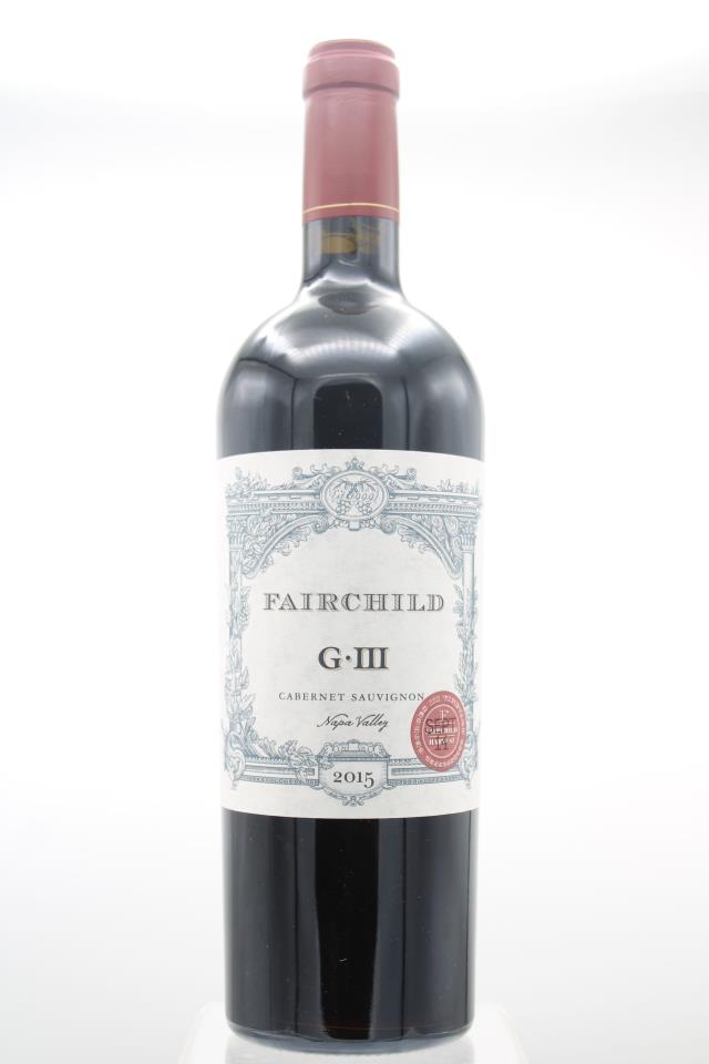 Fairchild Estate Cabernet Sauvignon Georges III Vineyard GIII 2015