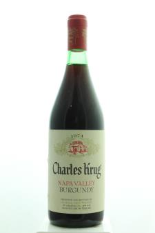 Charles Krug Pinot Noir Burgundy 1974