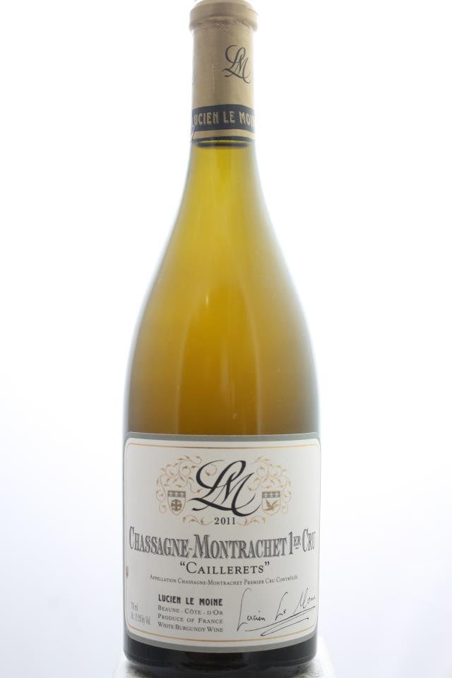 Lucien le Moine Chassagne-Montrachet Les Caillerets 2011