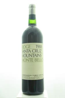 Ridge Vineyards Monte Bello 1988