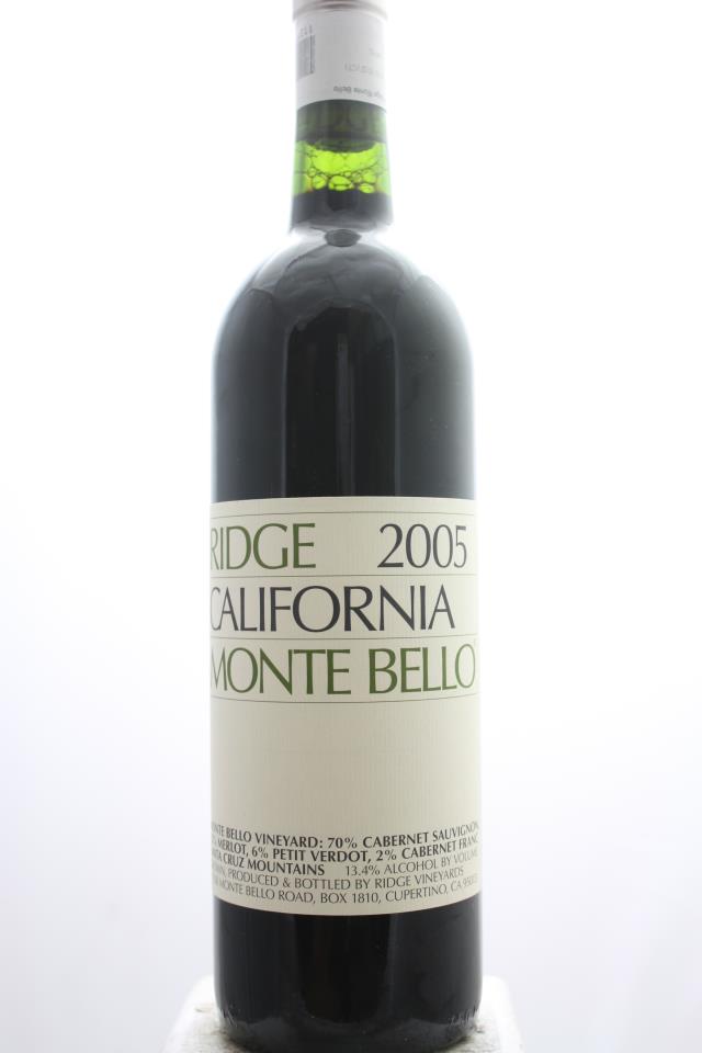 Ridge Vineyards Monte Bello 2005