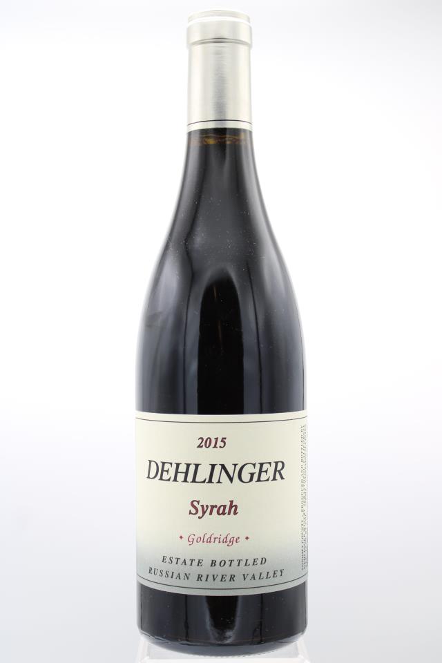 Dehlinger Syrah Estate Goldridge Vineyard 2015