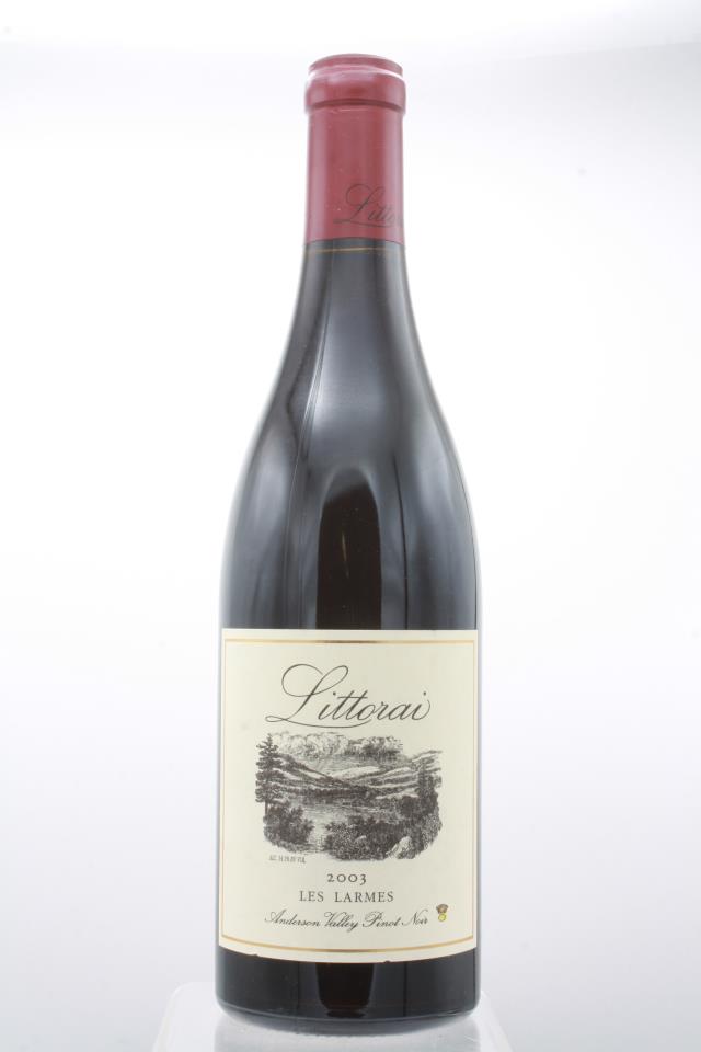 Littorai Pinot Noir Les Larmes 2003