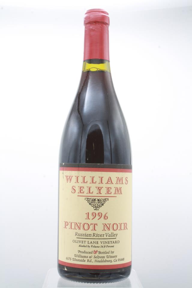 Williams Selyem Pinot Noir Olivet Lane 1996