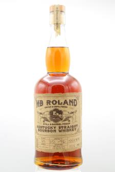 Mb Roland Kentucky Straight Bourbon Whiskey Still & Barrel Proof NV