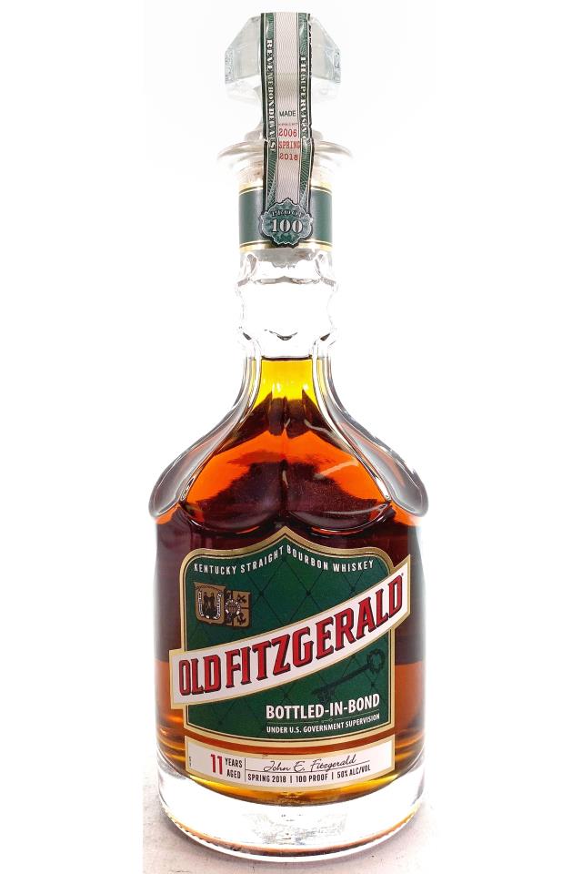 Old Fitzgerald Kentucky Straight Bourbon Whiskey 11-Year-Old Bottled-In-Bond 2018