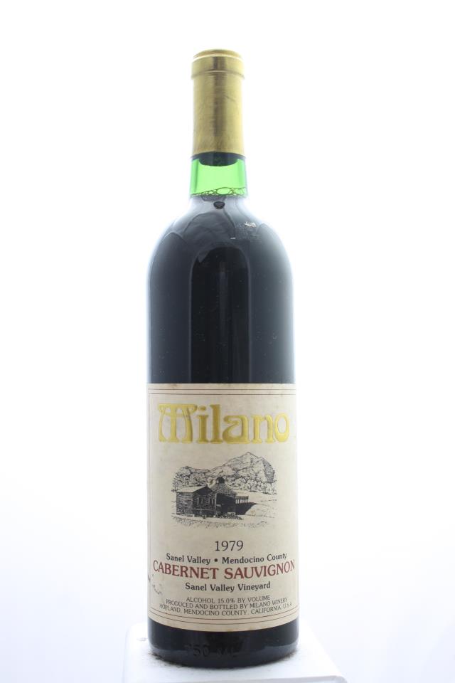 Milano Cabernet Sauvignon Sanel Valley Vineyard 1979