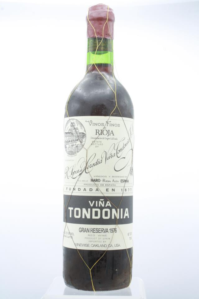 R. López de Heredia Rioja Tinto Gran Reserva Viña Tondonia 1976