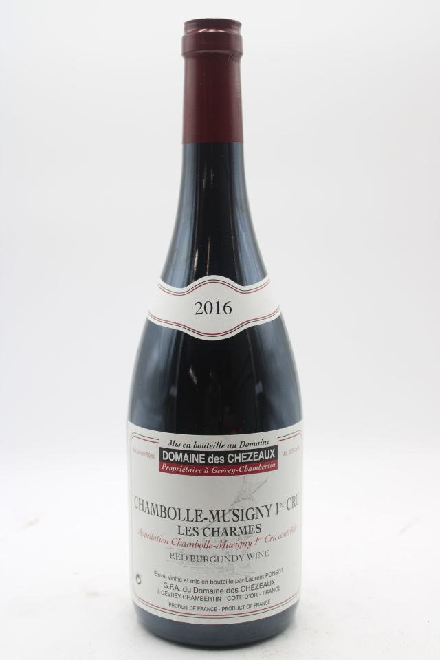 Domaine des Chezeaux Chambolle Musigny Les Charmes 2016