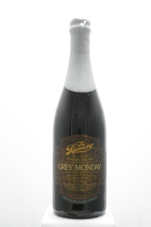 The Bruery Grey Monday Imperial Stout Aged in Bourbon Barrels with Hazelnuts 2012
