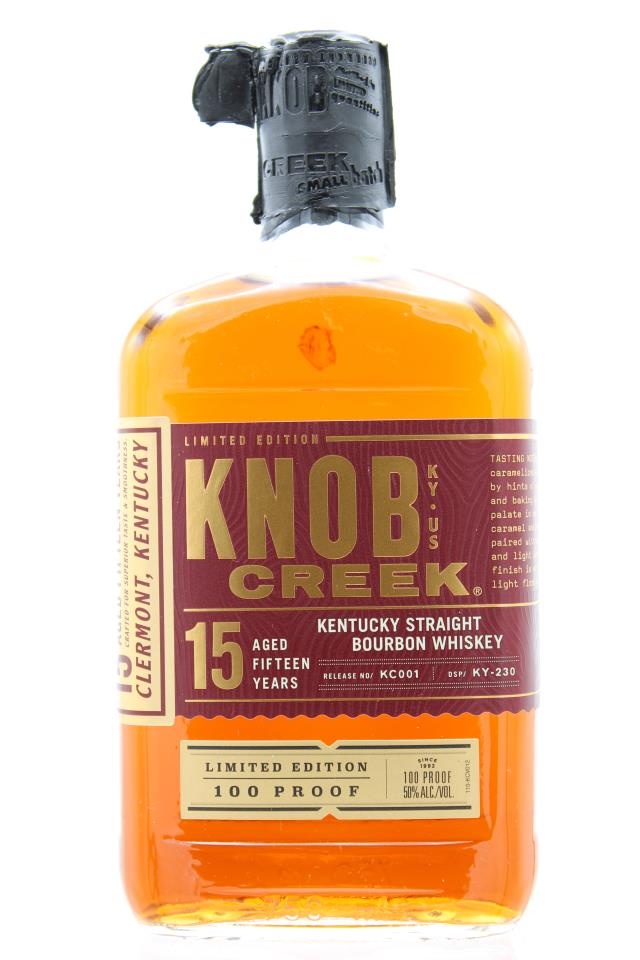 Knob Creek Kentucky Straight Bourbon Whiskey 15-Years-Old Limited Edition NV