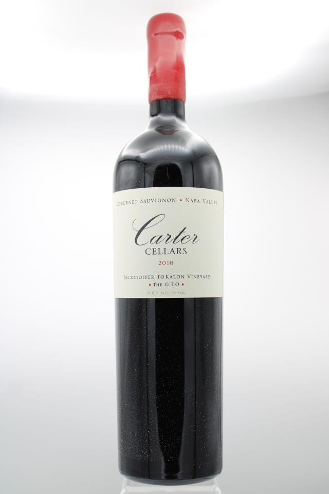 Carter Cellars Cabernet Sauvignon Beckstoffer To Kalon Vineyard The G.T.O. 2016