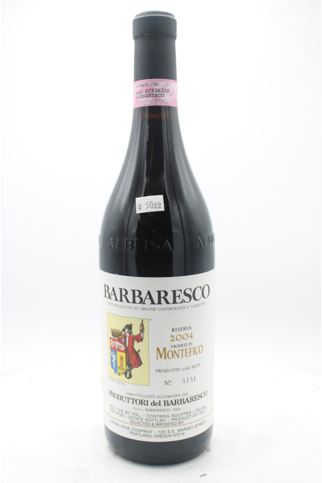 Produttori del Barbaresco Barbaresco Riserva Montefico 2004