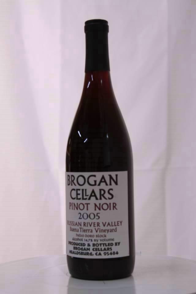 Brogan Cellars Pinot Noir Buena Tierra Vineyard Helio Doro Block 2005