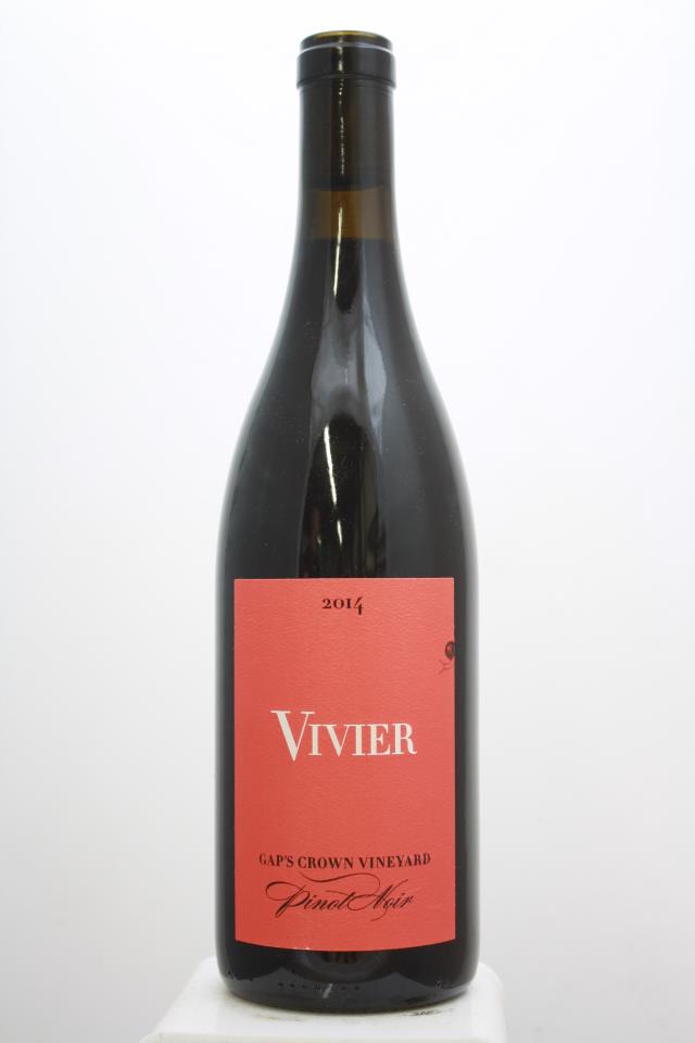 Stéphane Vivier Pinot Noir Gap's Crown Vineyard 2014