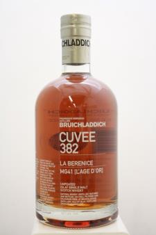 Bruichladdich Distillery Unpeated Islay Single Malt Scotch Whisky Cuvée 382 La Berenice MG41 [L
