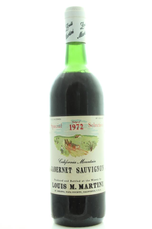 Louis M. Martini Cabernet Sauvignon Special Selection 1972