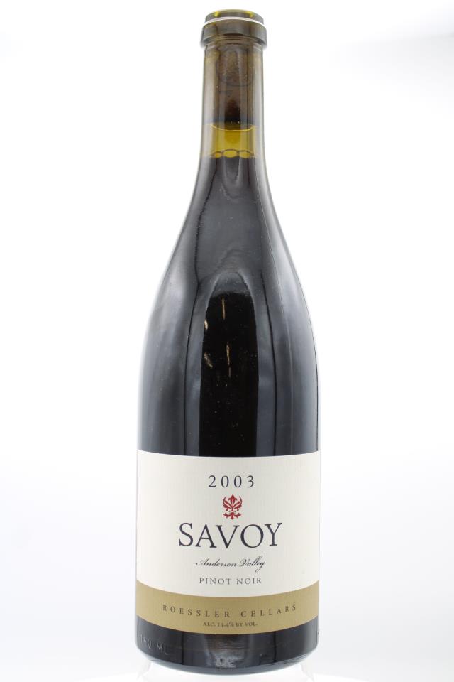 Roessler Pinot Noir Savoy 2003