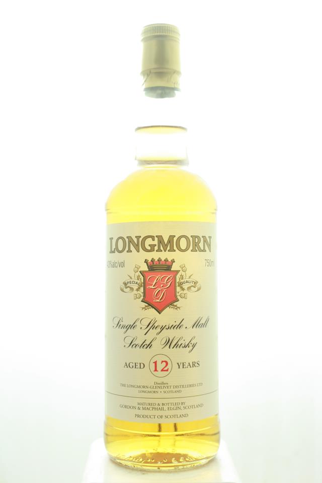 Longmorn & Macphail Distillery Single Speyside Malt Scotch Whisky 12-Years-Old NV
