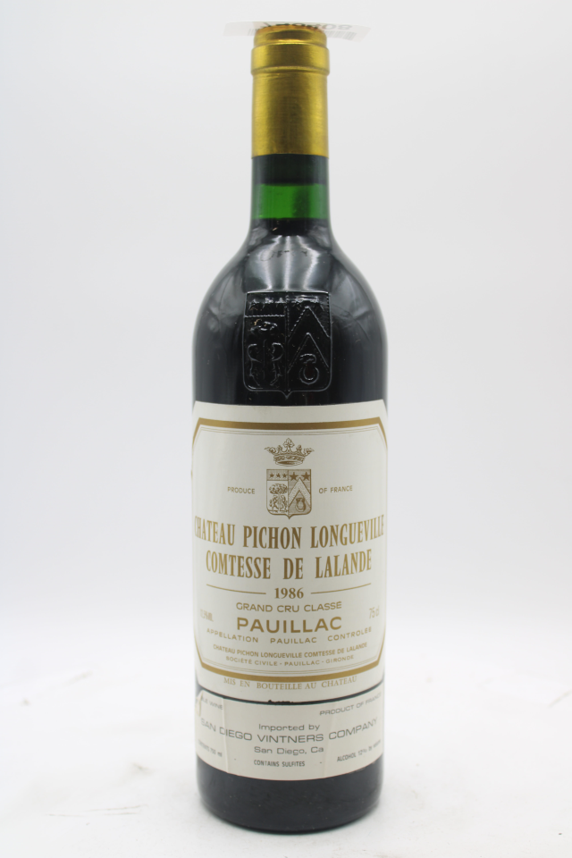 Pichon Lalande 1986