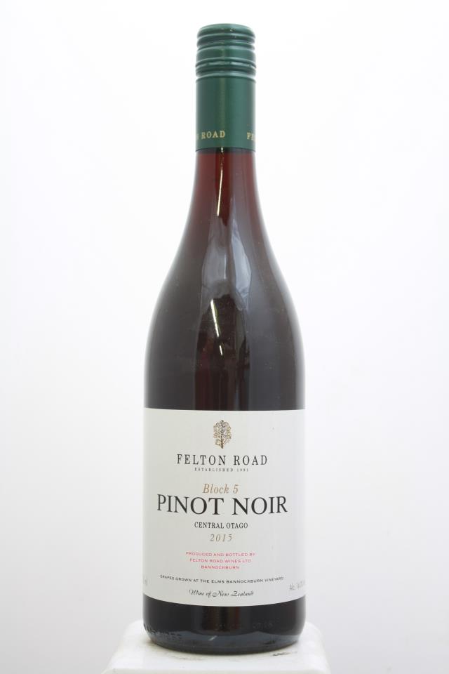 Felton Road Pinot Noir Block 5 2015
