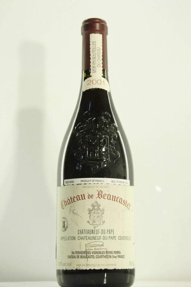 Château de Beaucastel Châteauneuf-du-Pape 2001