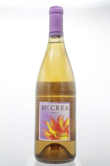 McCrea Cellars Roussanne Ciel du Cheval 2003
