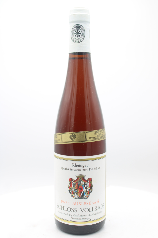 Schloss Vollrads Riesling Auslese Weiß #21 1976
