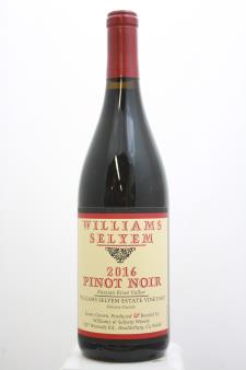 Williams Selyem Pinot Noir Williams Selyem Estate Vineyard 2016