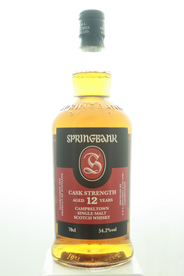 J & A Mitchell & Co (Springbank) Campbeltown Single Malt Scotch Whisky Cask Strength 12-Years-Old Batch #14 NV