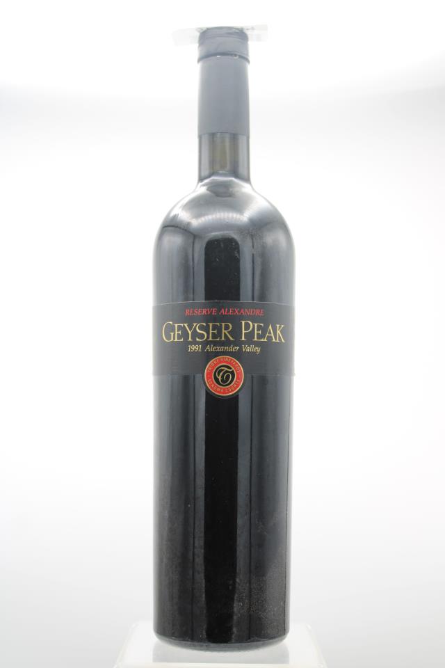Geyser Peak Proprietary Red Reserve Alexandre Meritage 1991