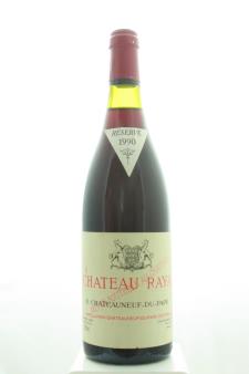 Château Rayas Châteauneuf-du-Pape Cuvée Réservé 1990