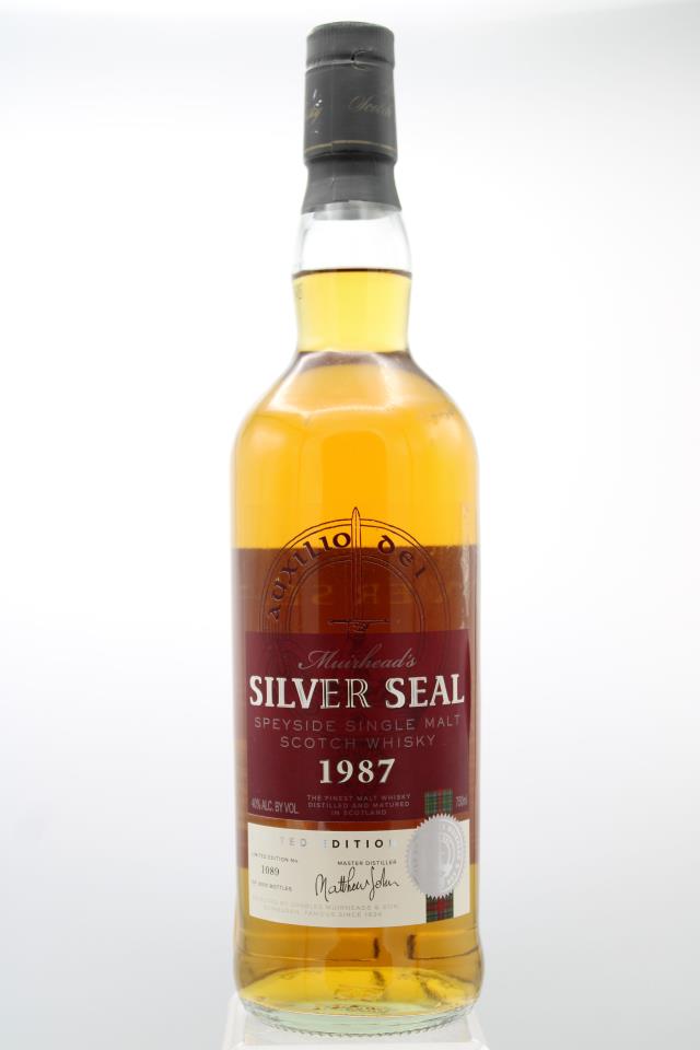 Muirhead's Speyside Single Malt Scotch Whisky Silver Seal Limited Edition 1987