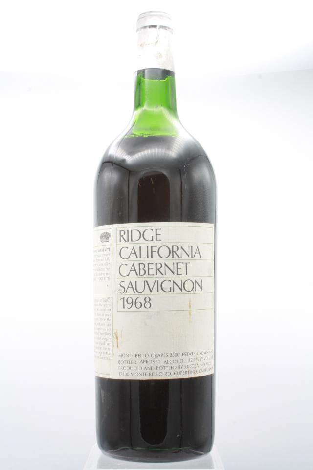 Ridge Vineyards Monte Bello 1968