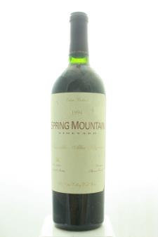 Spring Mountain Vineyard Proprietary Red Estate Miravalle Alba Chevalier 1994