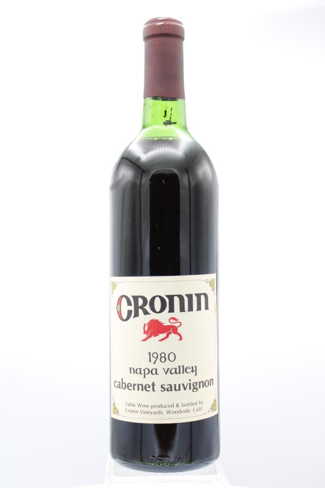 Cronin Vineyards Cabernet Sauvignon 1980