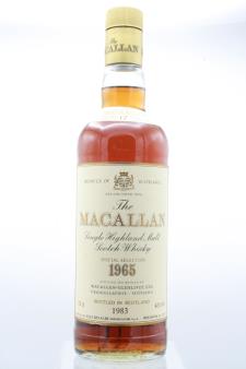 The Macallan Single Highland Malt Scotch Whisky Special Selection 17-Year-Old 1965