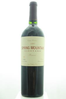 Spring Mountain Vineyard Cabernet Sauvignon Reserve 1997
