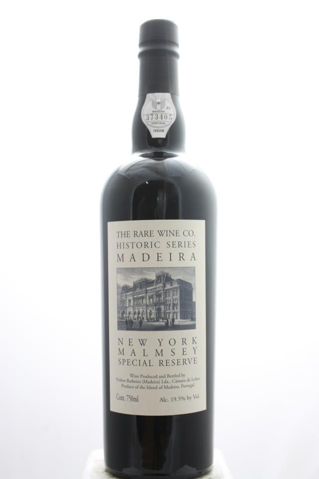 The Rare Wine Co. Madeira Historic Series New York Malmsey Special Reserve NV