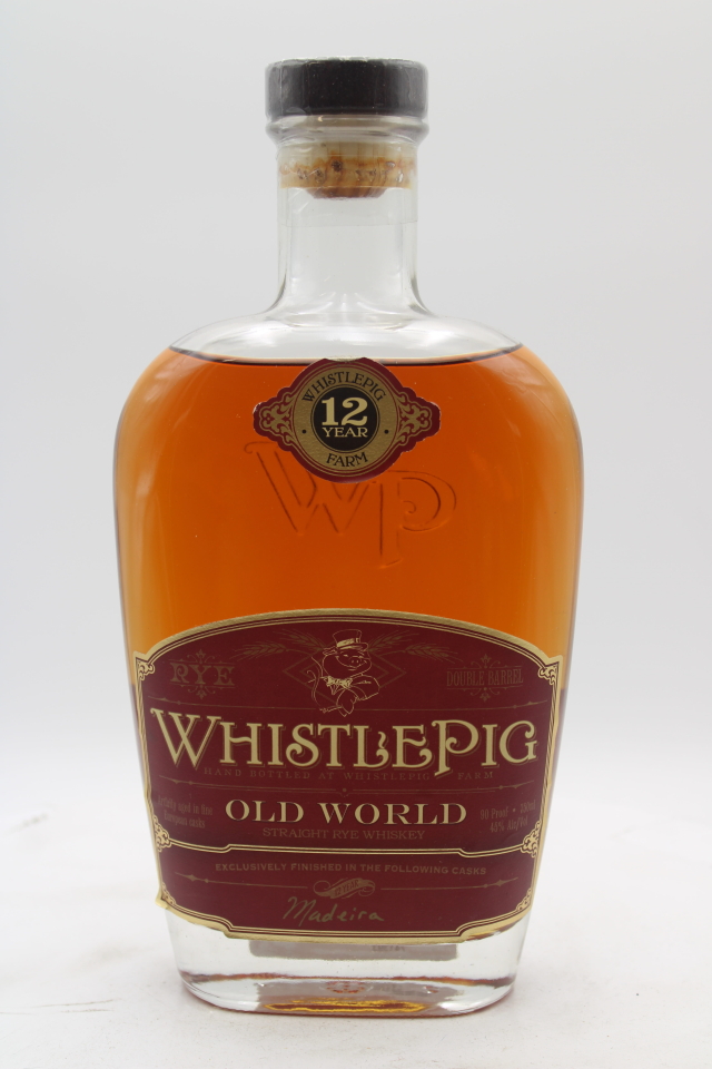 WhistlePig Straight Rye Whiskey Old World Rye Aged 12 Years NV