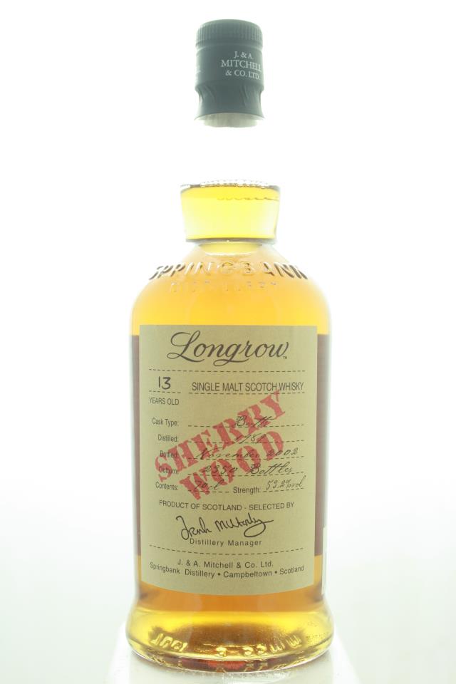 Longrow Single Malt Scotch Whisky Sherry Wood 13-Year-Old 1989