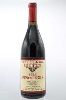 Williams Selyem Pinot Noir Sonoma Coast 2014