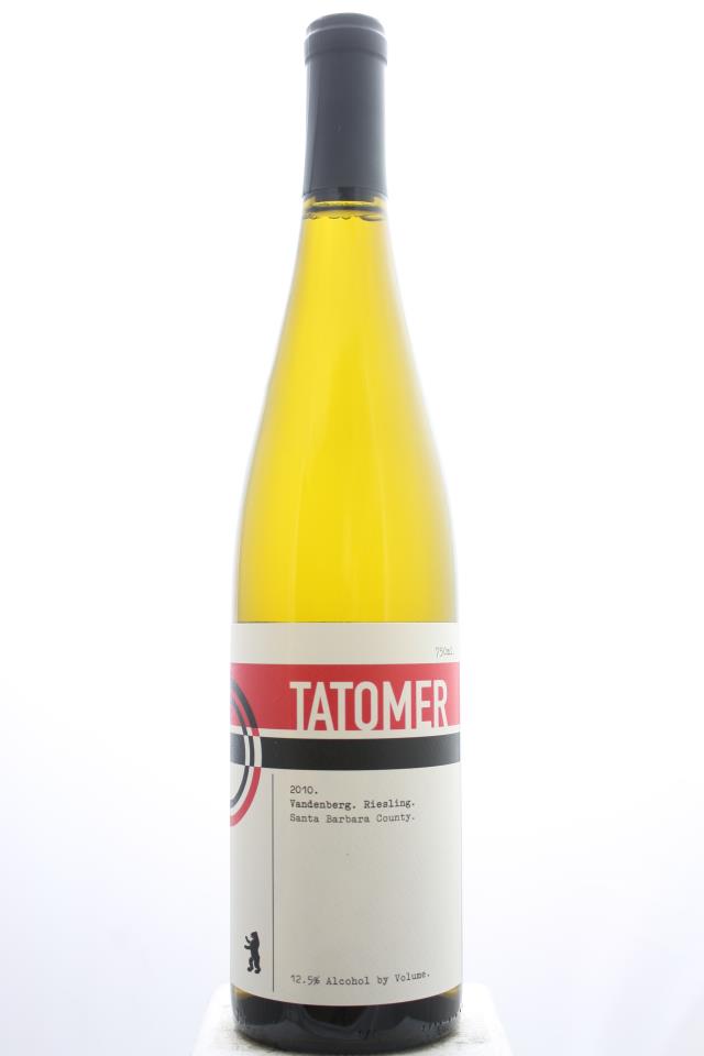 Tatomer Riesling Vandenberg 2010