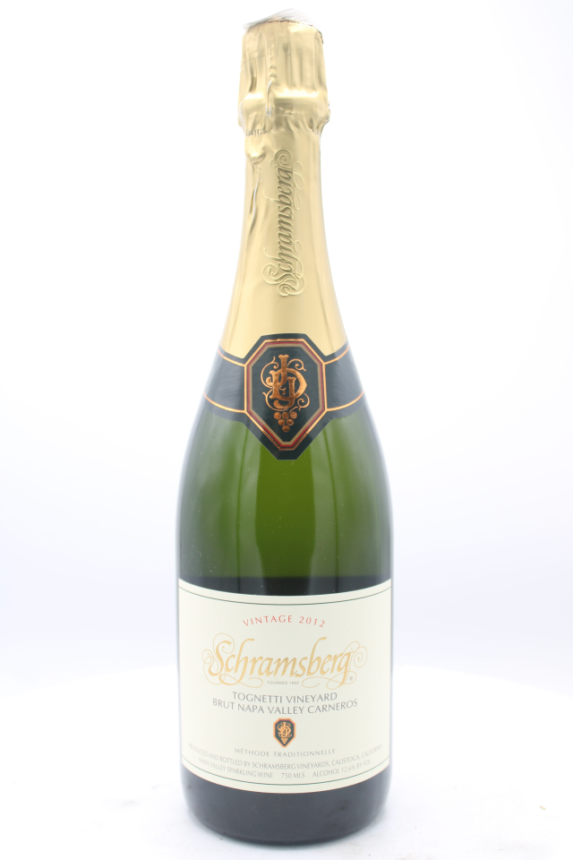 Schramsberg Tognetti Vineyard Brut 2012